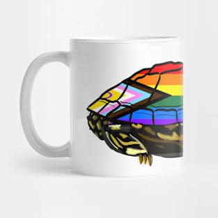 Intersex Inclusive Progress Pride Turtle Mug